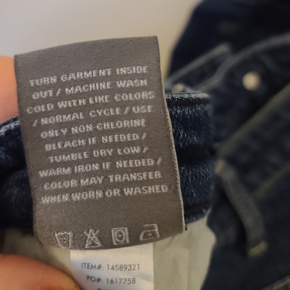 Distressed straight leg jeans with button fly [Torrid] - Picture 8 of 8